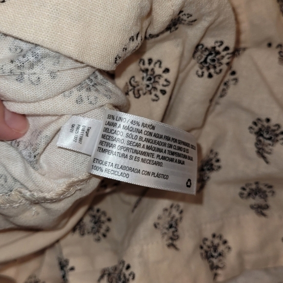 A New Day Linen Paper Bag Pull On Shorts Small - Picture 6 of 6